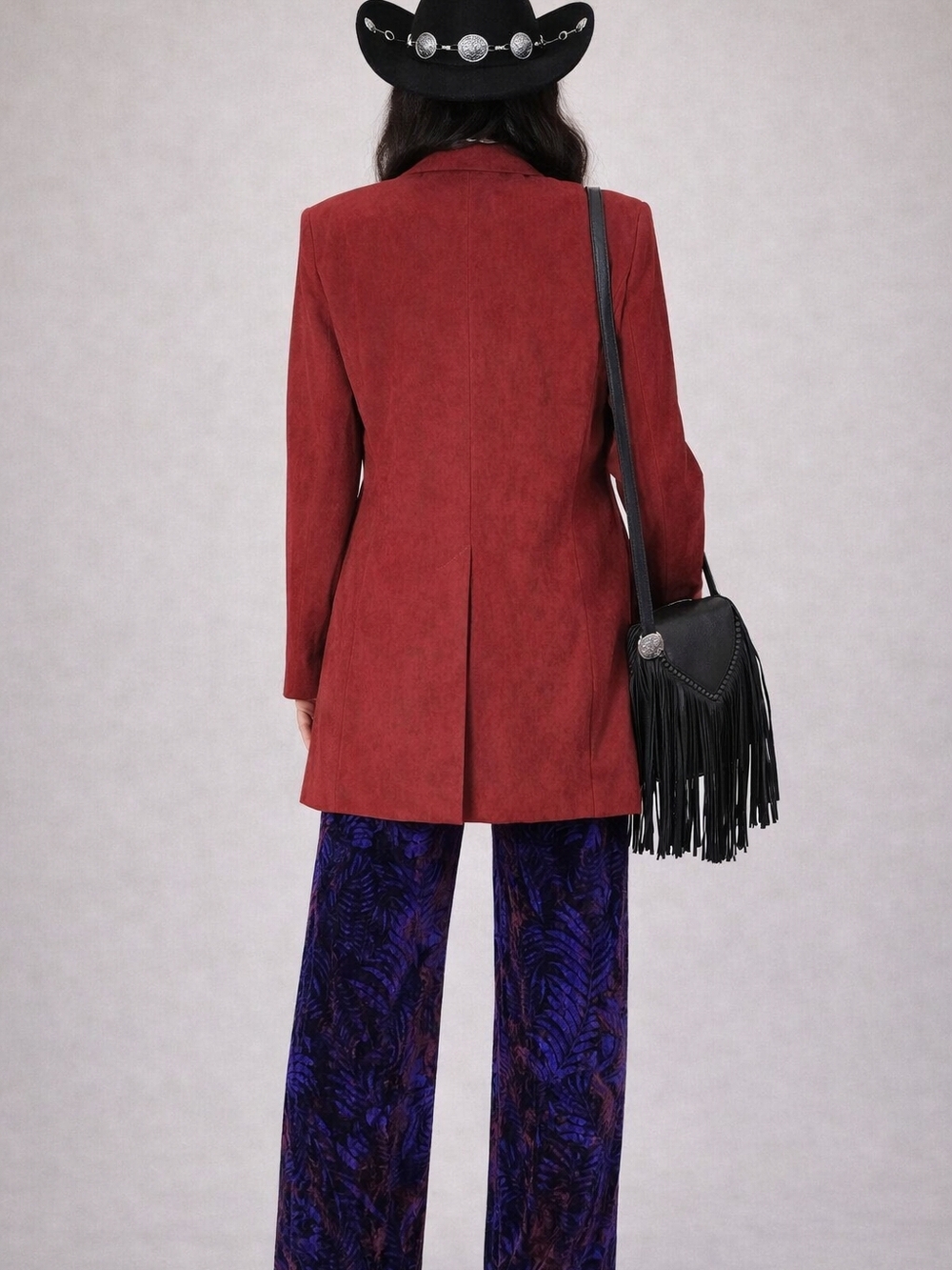 NWT Saddle Ridge Vintage Collection Brick Embroidered Concho Blazer Medium - Picture 3 of 9